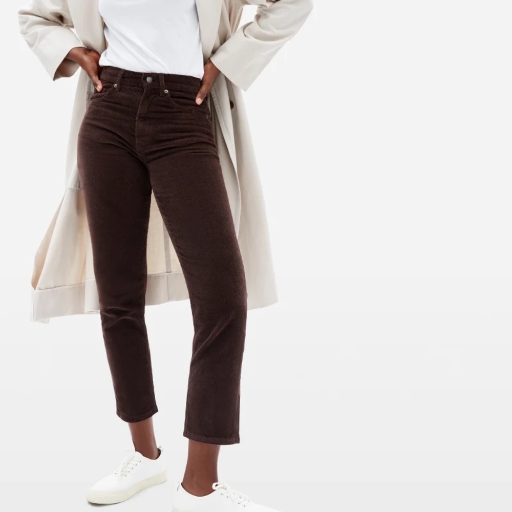Everlane Cheeky Straight Corduroy Pant, Regular 27